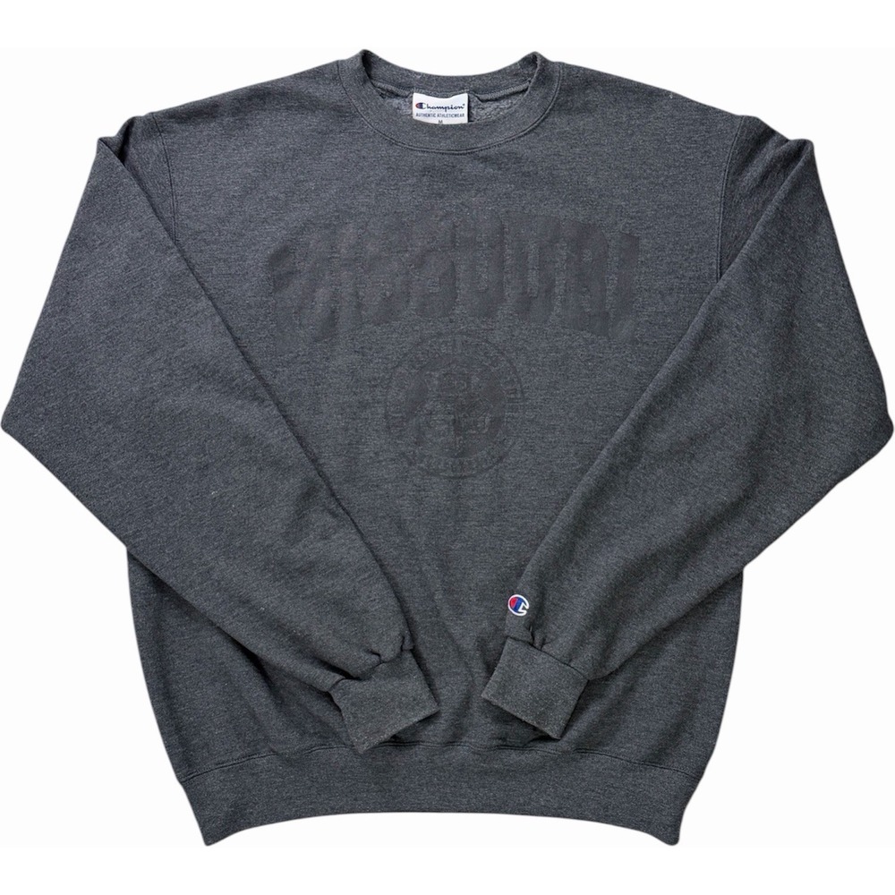 Champion Charcoal Heather Tonal University Missouri Crewneck Sweatshirt Size M